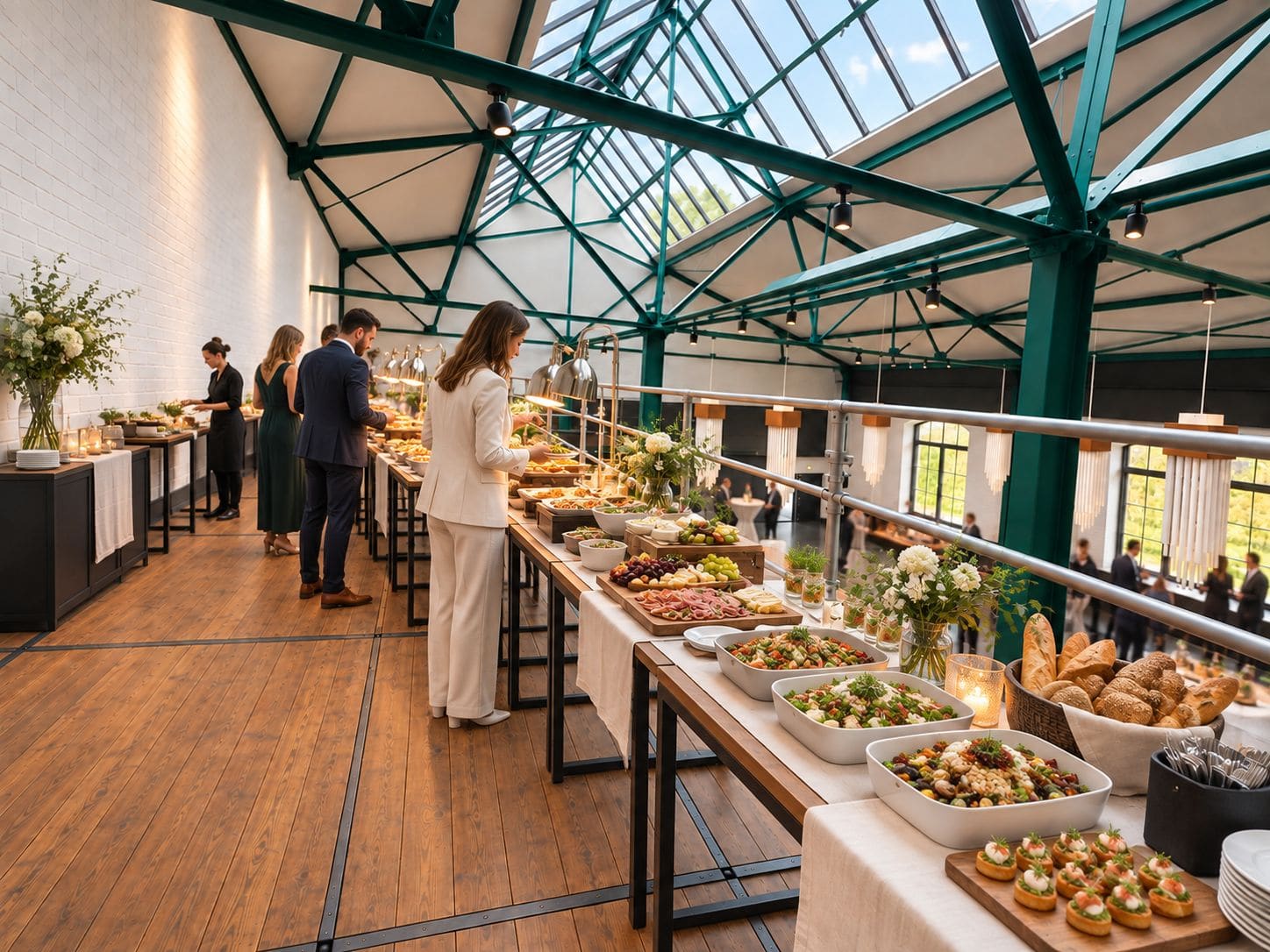 Buffet auf der Galerie des Cordeshofs